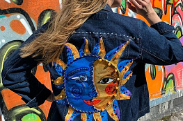 Джинсовые куртки с ручной росписью от Марины Морозевич