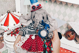 Авторская коллекция цирковых игрушек Тедди от Анастасии Морозовой