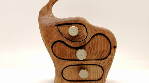 Шкатулки из дерева необычной формы и дизайна от Дениса Галузы