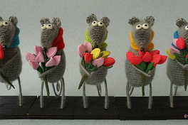 Озорные мышки и коты ручной работы от Виктории Витчук